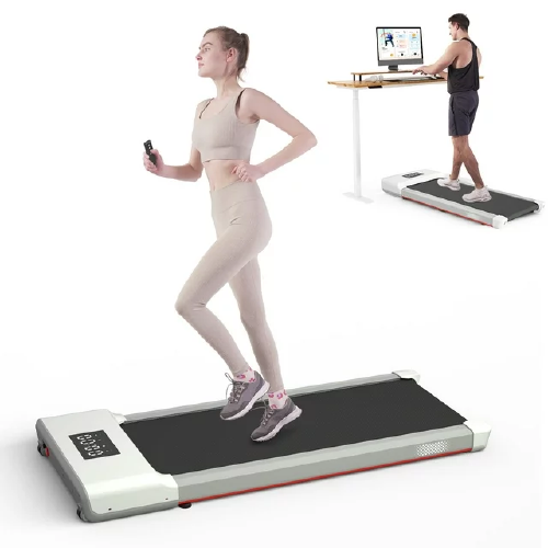 Portable Walking Pad Treadmill for Home/Office(White)
