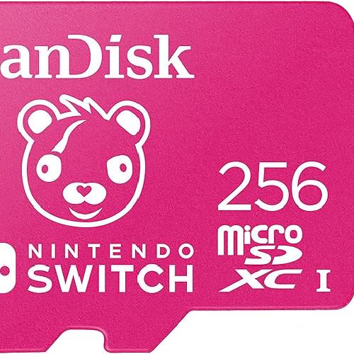 SanDisk 256GB microSDXC-Card Licensed for Nintendo-Switch, Fortnite Edition - SDSQXAO-256G-GN6ZG       