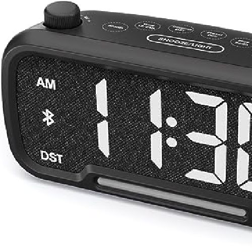 Digital Alarm Clock Radio with Bluetooth V5.0 Speaker