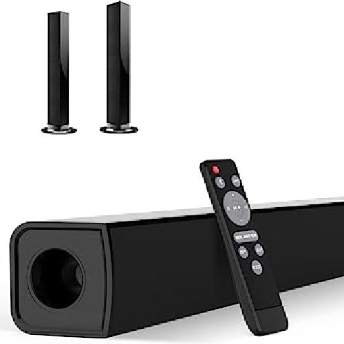 MZEIBO TV Sound Bar, Sound Bars for TV Bluetooth 5.0 Soundbar 50W 32Inch Split Soundbars