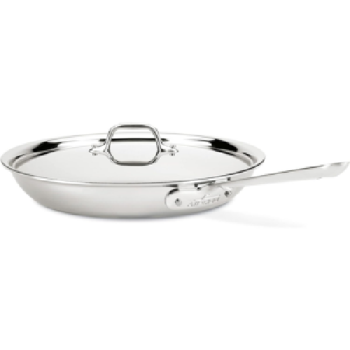 All-Clad Stainless Steel 12'' Fry Pan w/Lid